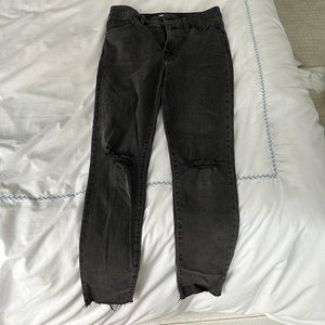 Madewell ripped curvy high rise skinny